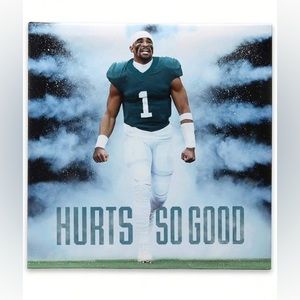 Wall Art: Open Road Philadelphia Eagles Jalen Hurts “HURST SO GOOD” Wall Art